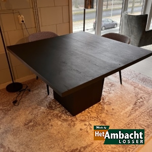 4-Kant eiken eettafel