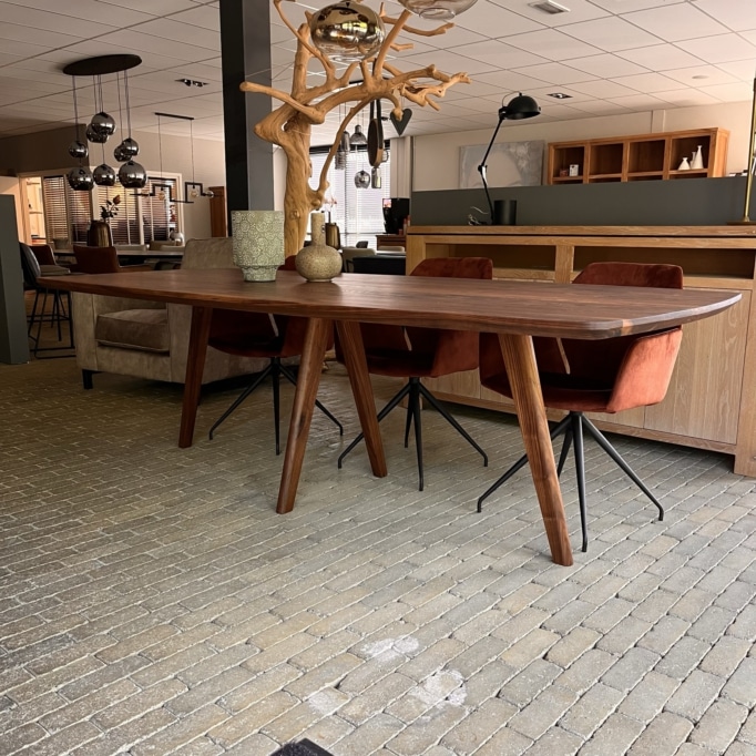 Kopenhagen Nussbaum Esstisch Schwedisch Oval