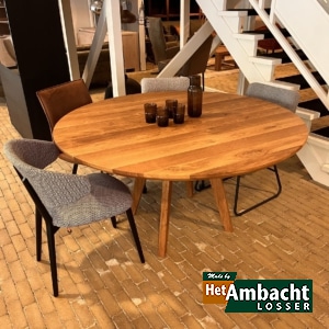 Kopenhagen ronde eiken eettafel