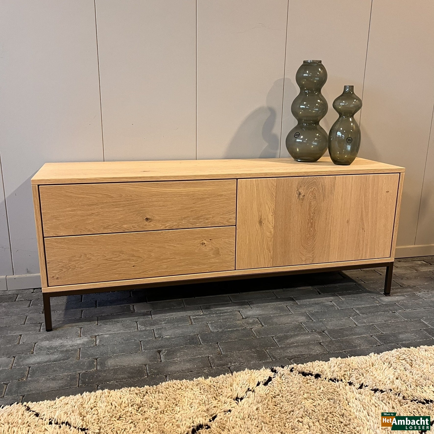 Lyon vlak-MetalWood TV dressoir (1)