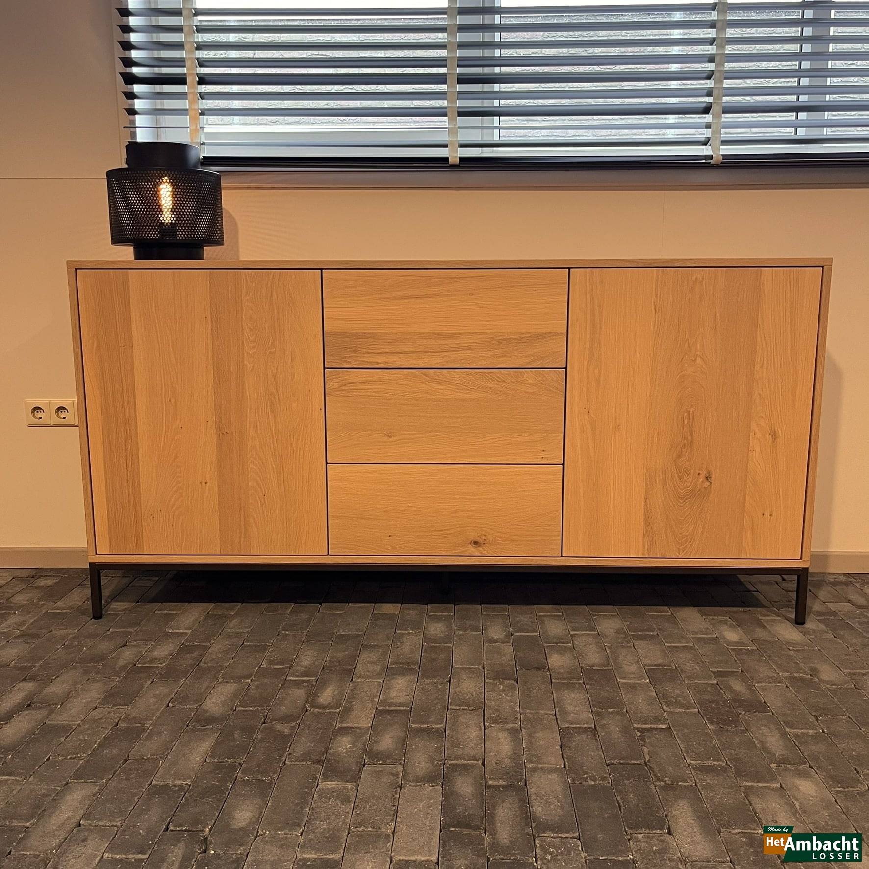 Lyon vlak-MetalWood dressoir (1)