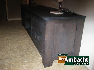 Massief TV dressoir eiken rustiek