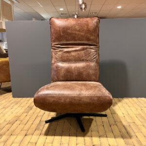 Macumba fauteuil leer Africa tabac