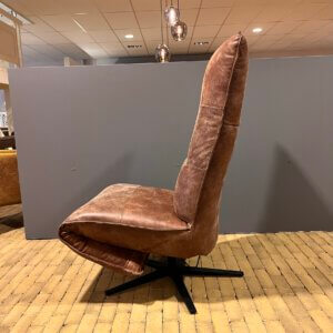 Macumba fauteuil leer Africa tabac