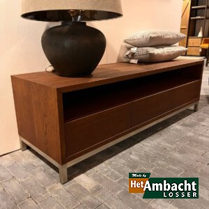 MetalWood TV dressoir RVS frame
