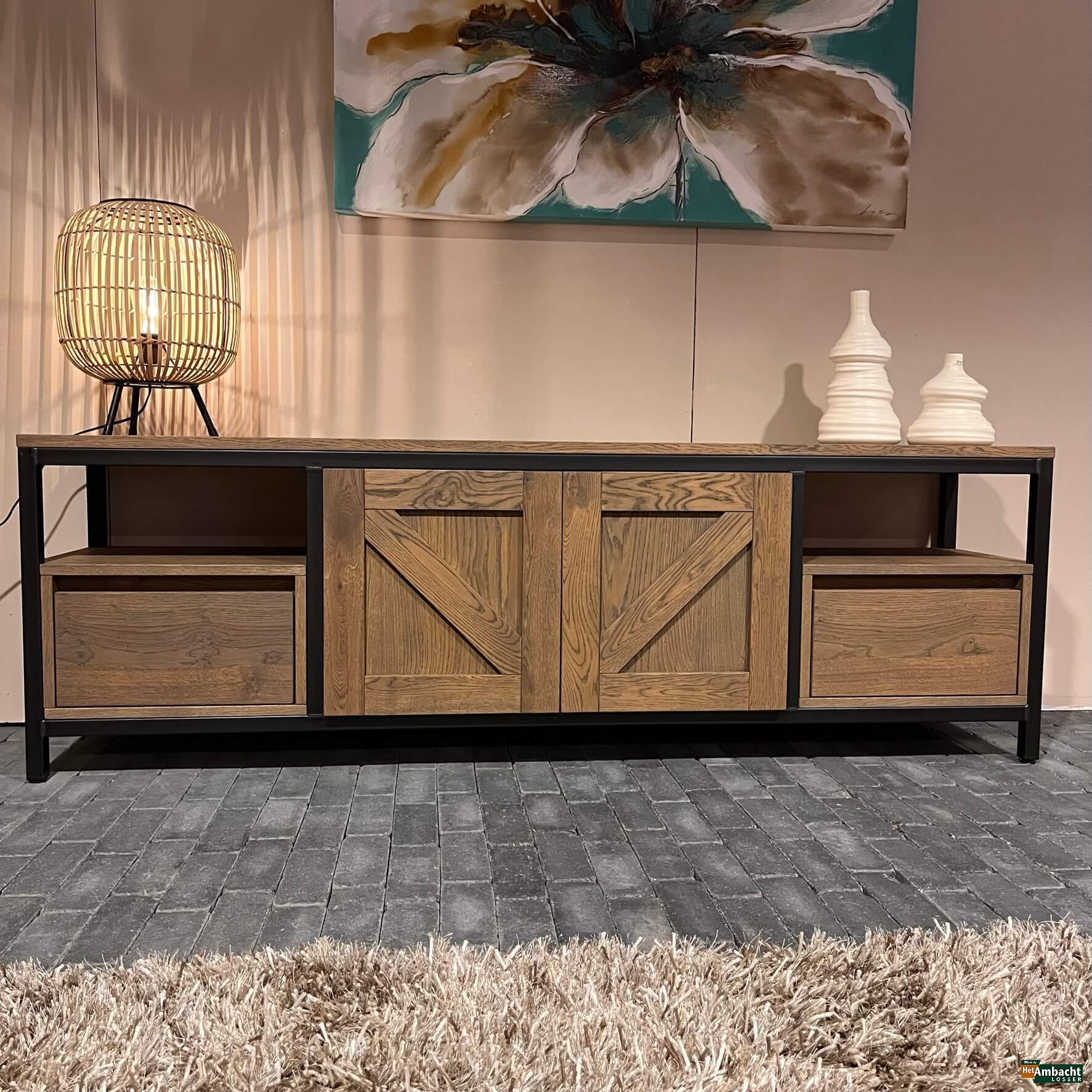 MetalWood TV dressoir eiken