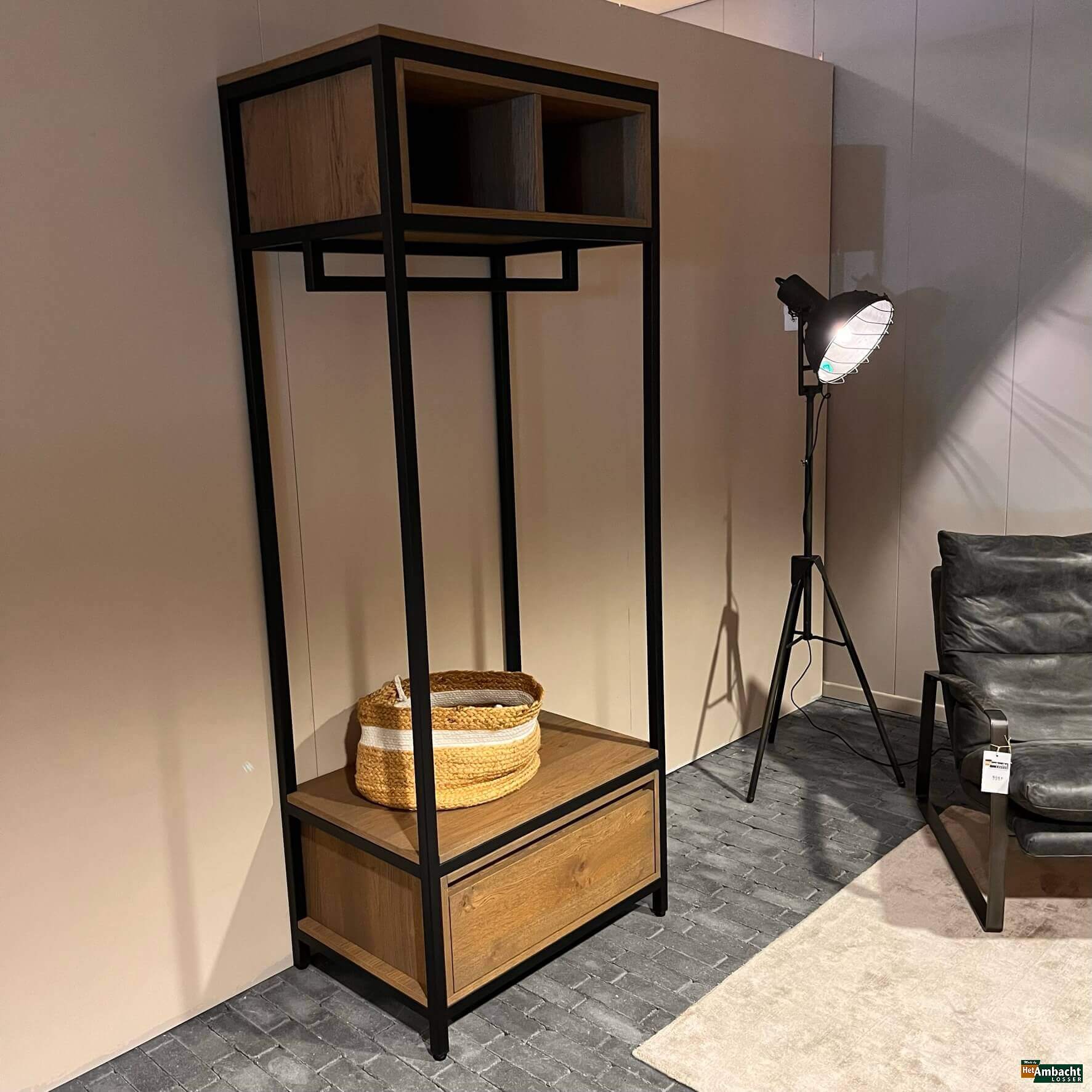 MetalWood garderobe eiken