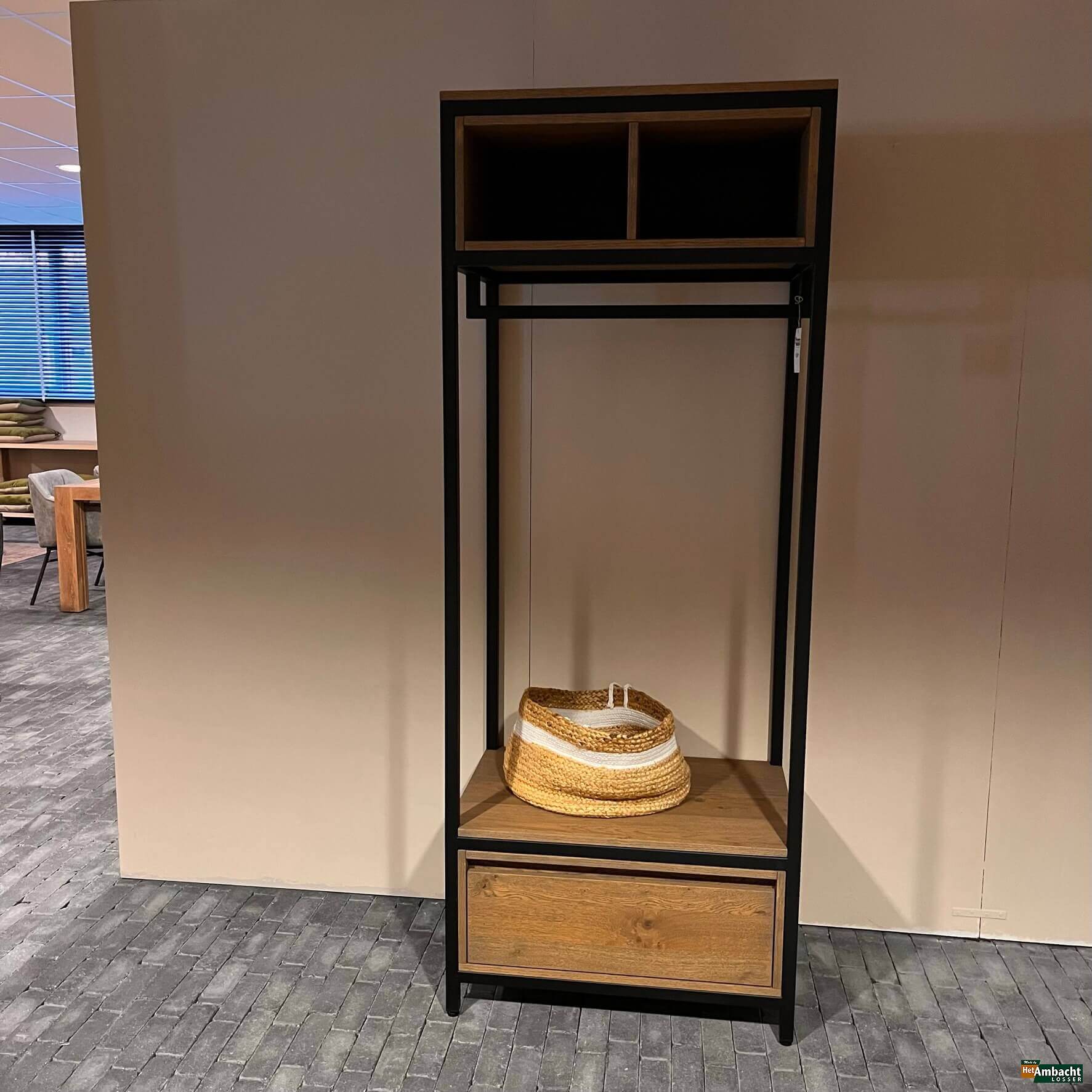 MetalWood garderobe eiken