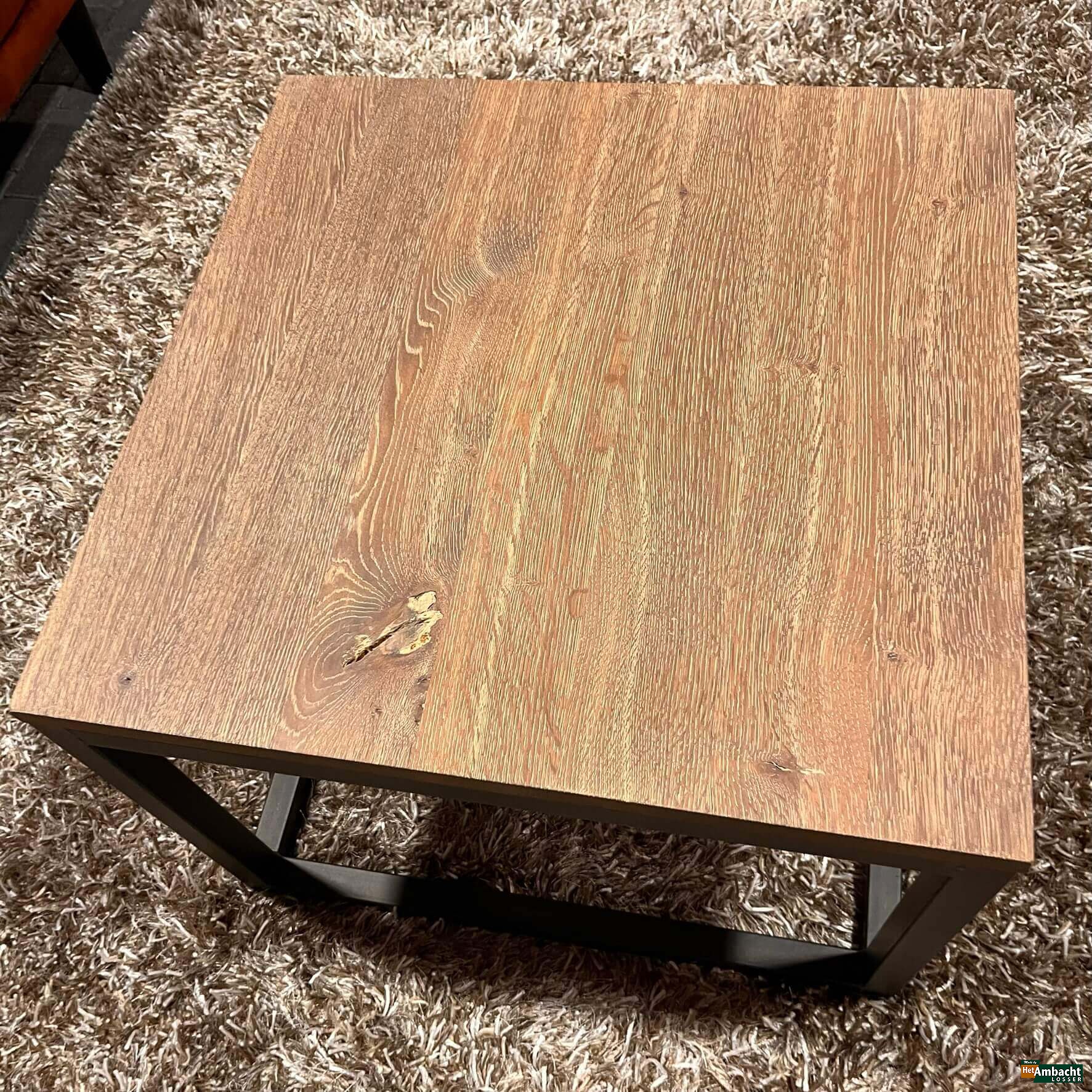MetalWood hoektafel