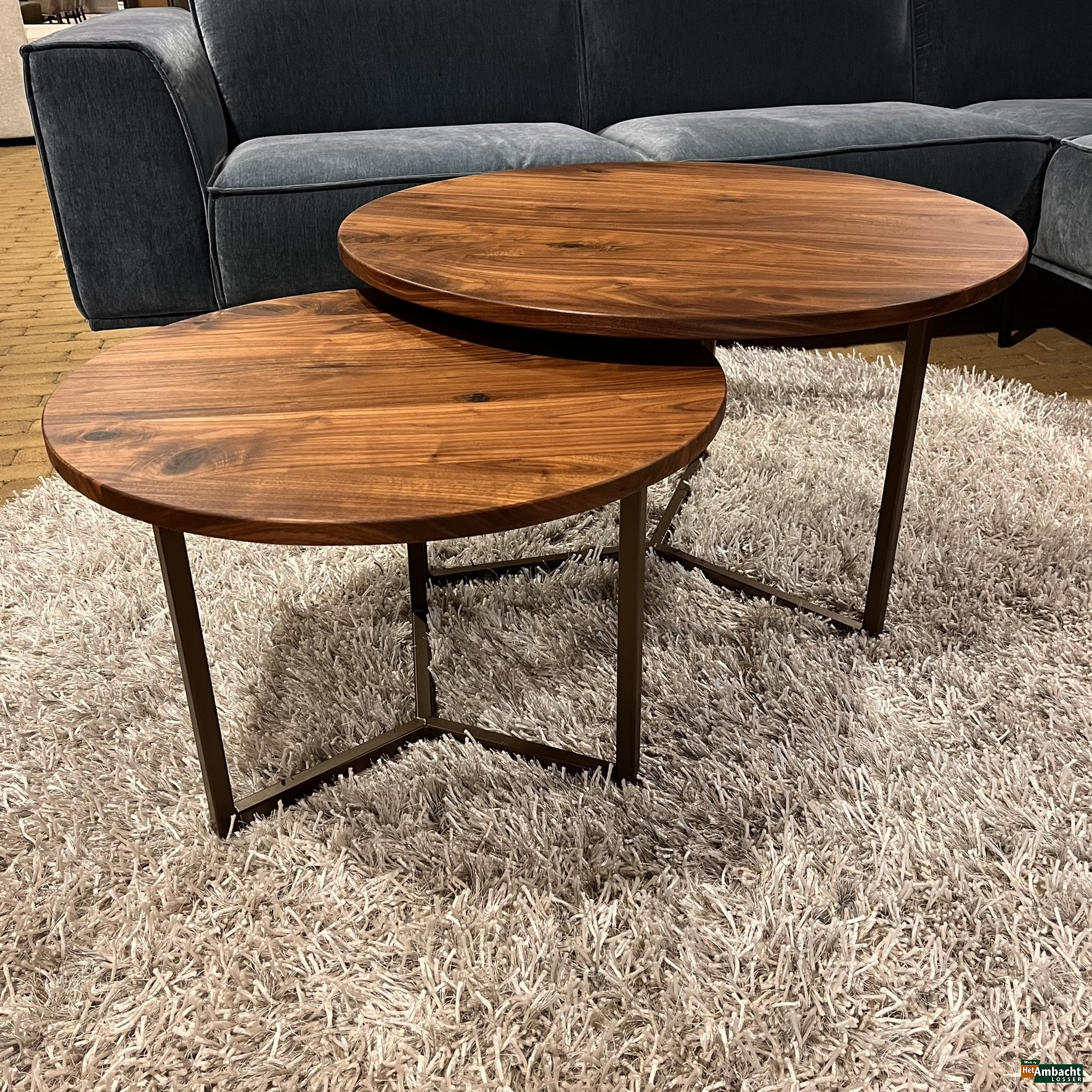 MetalWood noten Frame 2cm Kleur Anodic Brown