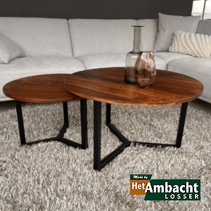 MetalWood noten Frame 3cm Kleur zwart