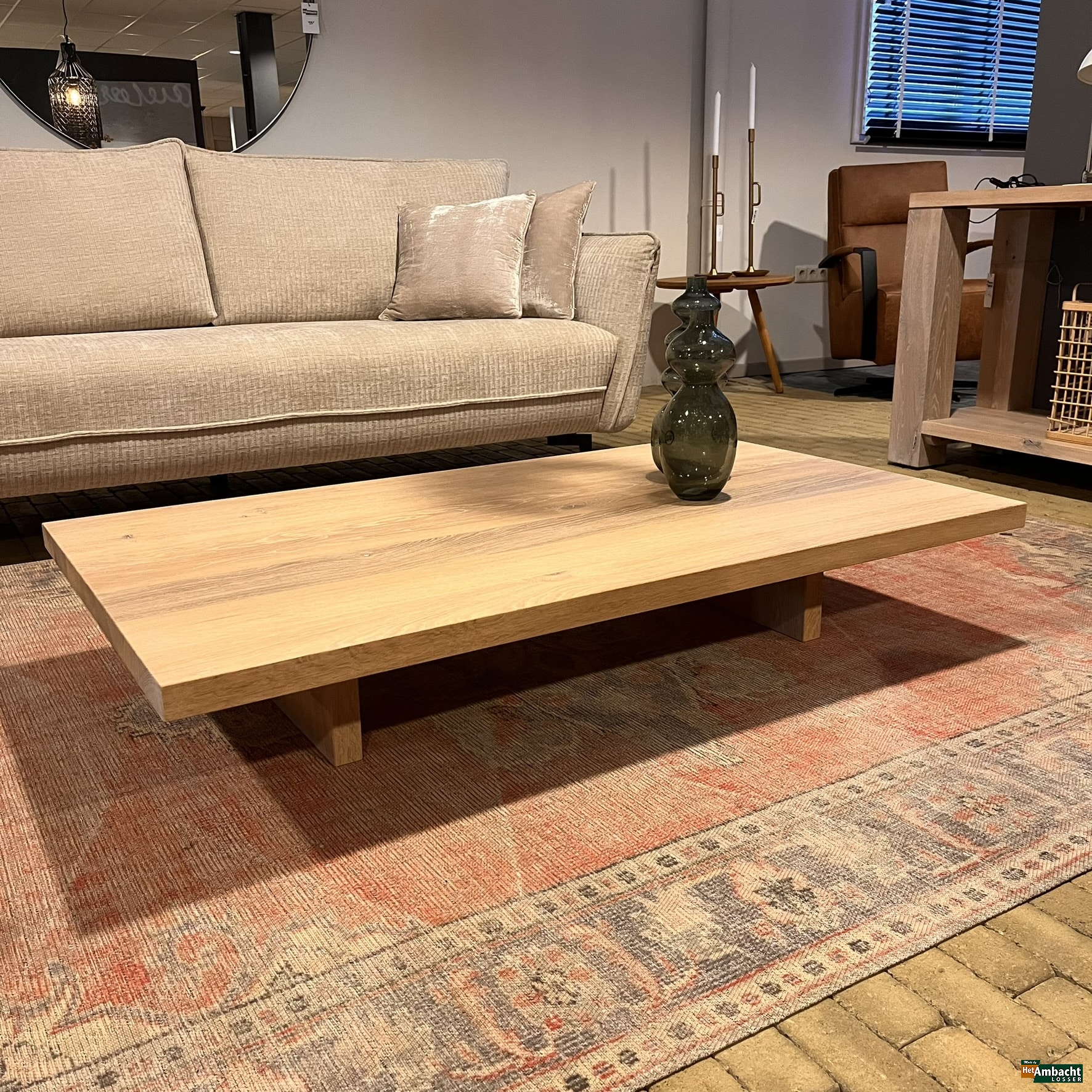 Modern salontafel eiken