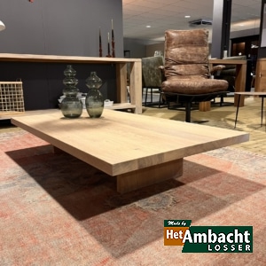Modern salontafel eiken
