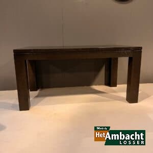 OPRUIMING Bordeaux eiken eettafel 160cm + 50cm verlengblad
