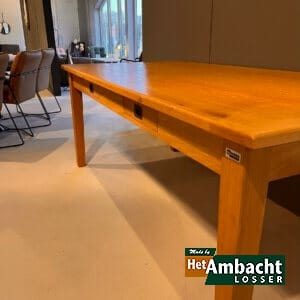 OPRUIMING Dijon eiken eettafel met 2 lades
