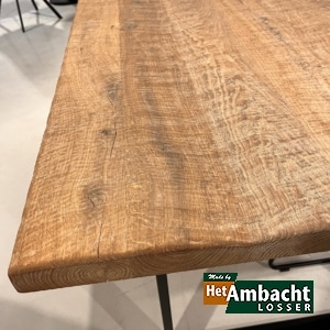 Rechthoekige eiken eettafel – Poot no. 921