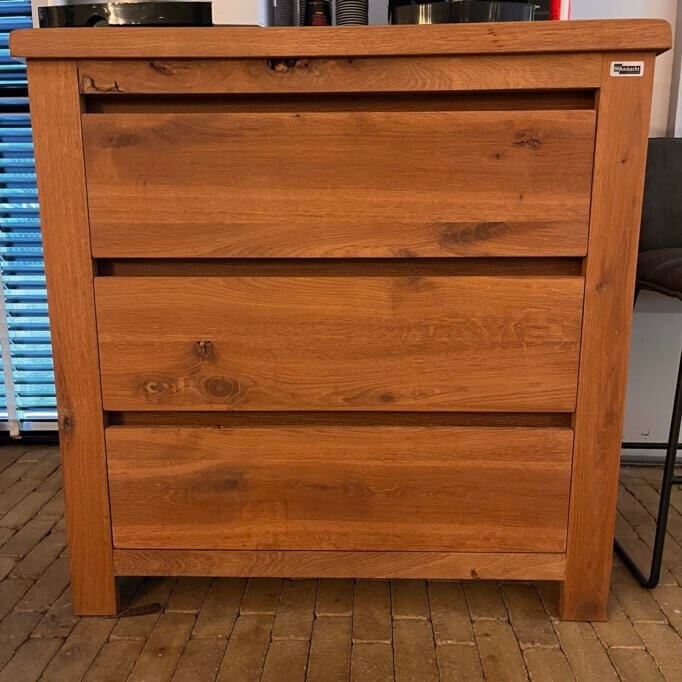 Robuust Schubladenschrank Eiche