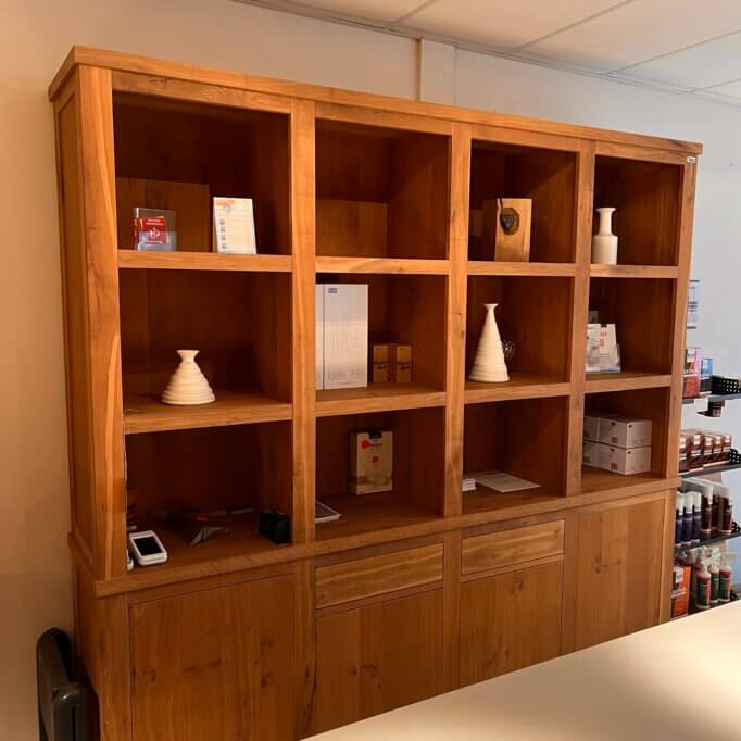 Robuust Fächerschrank Eiche rustikal