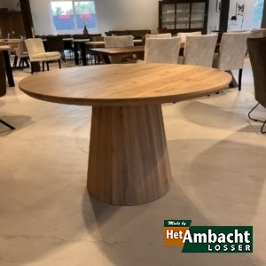 Rond 130 eiken eettafel-Poot 735-2