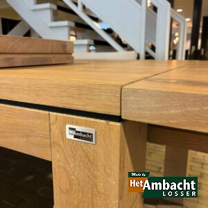 Strak eiken eettafel