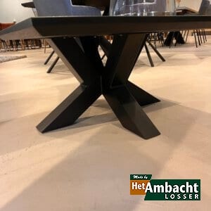 Vierkant eiken eettafel – Poot no.944